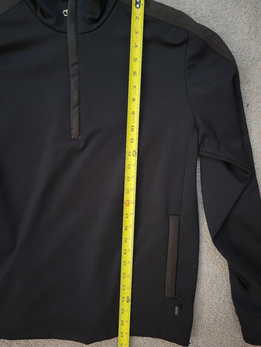 Hugo Boss Men's 1/4 Zip Pullover Jacket - Tufillo (Size XL / Fits like L - Picture 8 of 11
